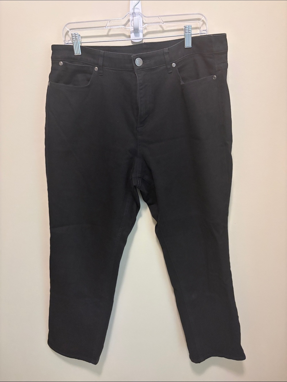 Christopher & Banks Black Boot-Cut Stretch Jeans